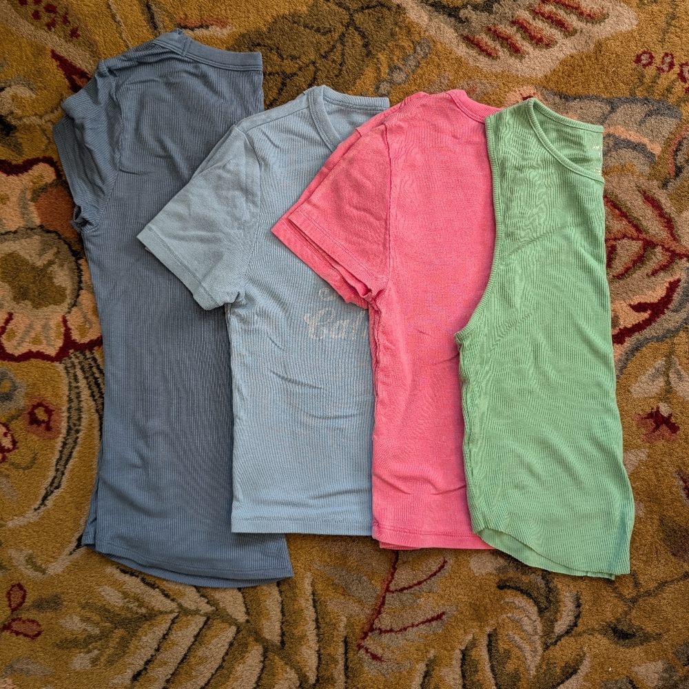 American Eagle Baby Tee Lot Bundle Tops Tank Soft And Sexy Tee